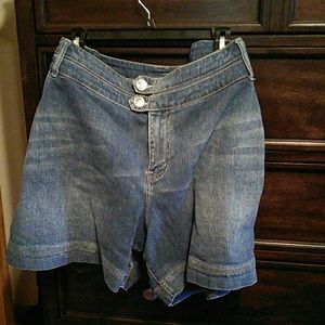 Blue jean shorts